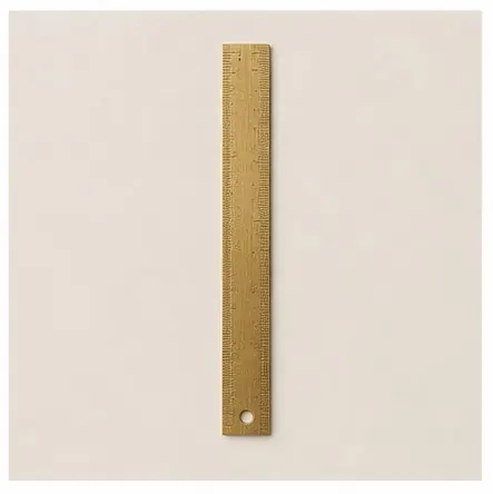 Brass Ruler, 15 cm — Blank